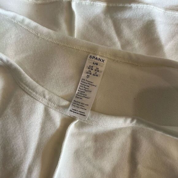 Spanx Perfect Length Top, Dolman 3/4 Sleeve Powder Size L - Picture 5 of 8
